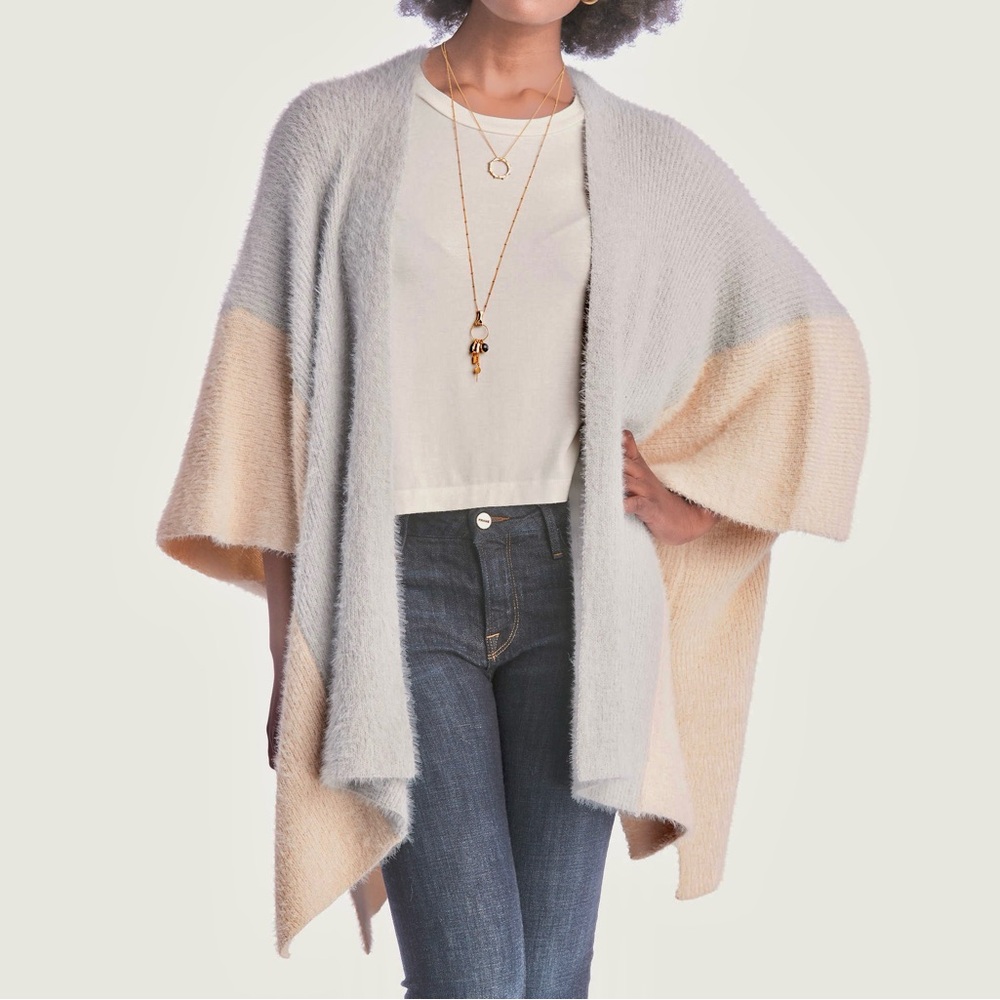 Anthropologie Saturday Sunday Cozy Women's Knit Wrap | OS